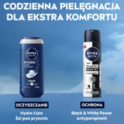 NIVEA MEN Black&White Invisible Original antyperspirant w sprayu dla mężczyzn 150 ml
