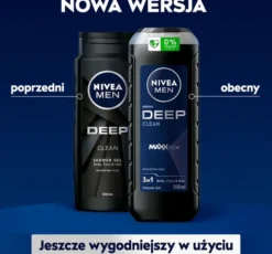 NIVEA MEN Deep żel pod prysznic z węglem 500 ml