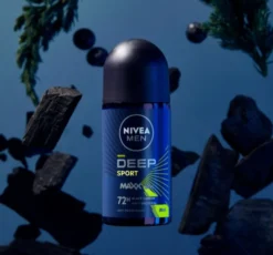 NIVEA MEN Deep Sport antyperspirant roll-on dla mężczyzn 50 ml