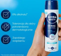 NIVEA MEN Derma Control antyperspirant w sprayu dla mężczyzn Defend 150 ml