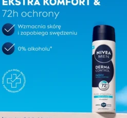 NIVEA MEN Derma Control antyperspirant w sprayu dla mężczyzn Defend 150 ml