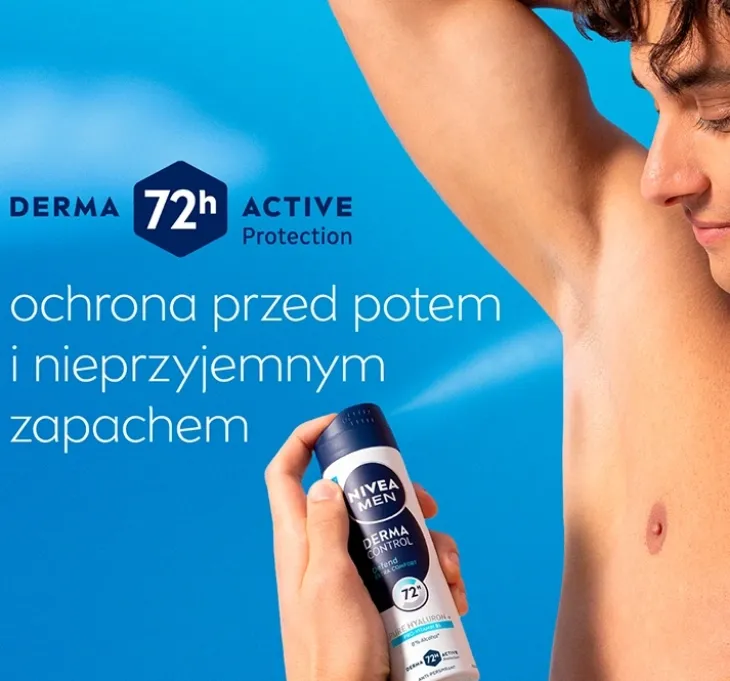 NIVEA MEN Derma Control antyperspirant w sprayu dla mężczyzn Defend 150 ml