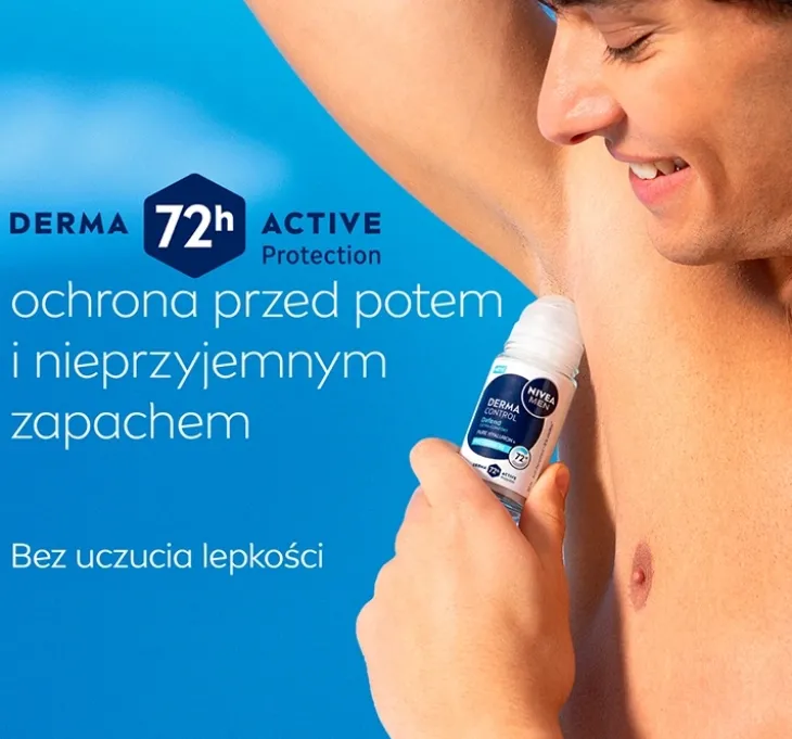NIVEA MEN Derma Control antyperspirant w kulce dla mężczyzn Defend 50 ml