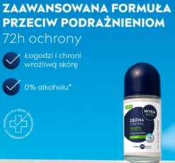 NIVEA MEN Derma Control antyperspirant w kulce dla mężczyzn Sensitive 50 ml