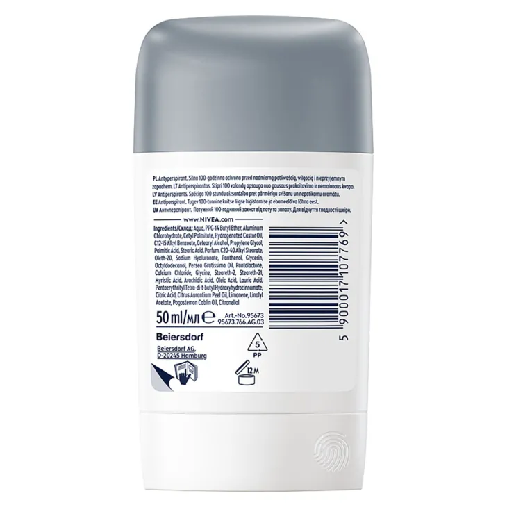 NIVEA MEN Derma Control Clinical Ultra Comfort antyperspirant w sztyfcie dla mężczyzn 50 ml