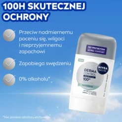 NIVEA MEN Derma Control Clinical Ultra Comfort antyperspirant w sztyfcie dla mężczyzn 50 ml