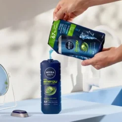 NIVEA MEN Energy energetyzujący żel pod prysznic 3w1 refill 500 ml