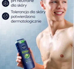 NIVEA MEN Energy energetyzujący żel pod prysznic 3w1 dla mężczyzn 500 ml