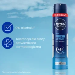 NIVEA MEN Fresh Active dezodorant w sprayu dla mężczyzn 250 ml