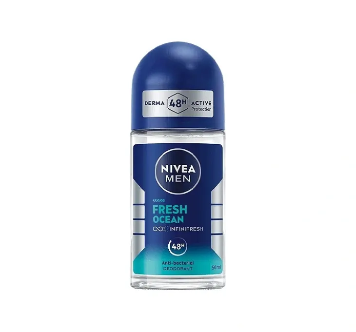 NIVEA MEN Fresh Ocean dezodorant roll-on dla mężczyzn 50 ml