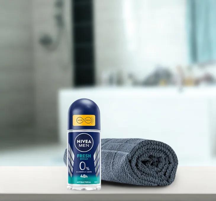 NIVEA MEN Fresh Ocean dezodorant roll-on dla mężczyzn 50 ml