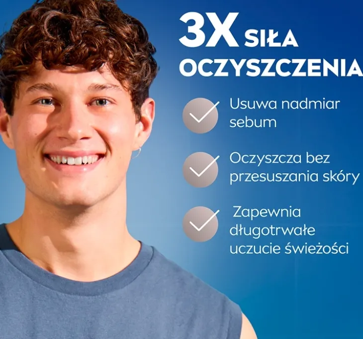 NIVEA MEN Hydrocare żel do mycia twarzy 150 ml