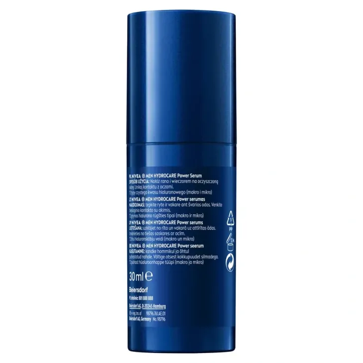 NIVEA MEN Hydro Care nawilżające serum do twarzy dla mężczyzn 30 ml