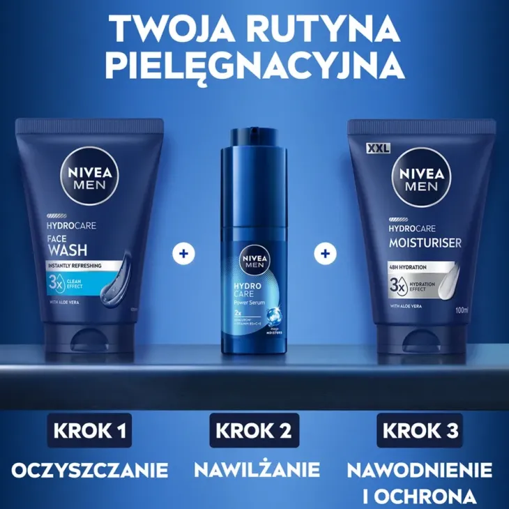 NIVEA MEN Hydro Care nawilżające serum do twarzy dla mężczyzn 30 ml