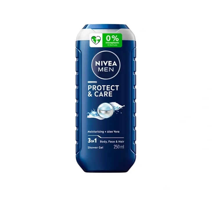 NIVEA MEN HydroCare nawilżający żel pod prysznic z aloesem dla mężczyzn 5w1 250 ml