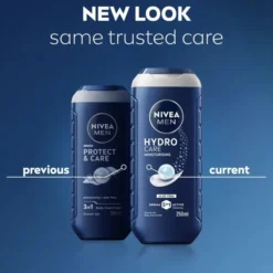 NIVEA MEN HydroCare nawilżający żel pod prysznic z aloesem dla mężczyzn 5w1 250 ml