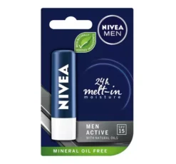 NIVEA MEN pielęgnująca pomadka do ust SPF15 Active 4,8 ml