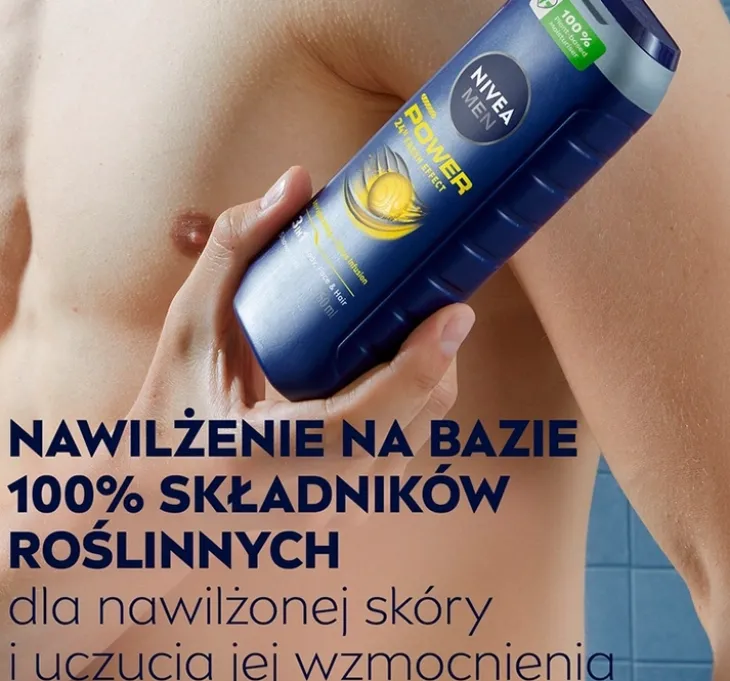 NIVEA MEN Power Fresh żel pod prysznic 3w1 dla mężczyzn 500 ml