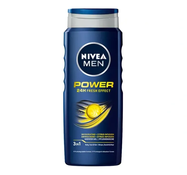 NIVEA MEN Power Fresh żel pod prysznic 3w1 dla mężczyzn 500 ml