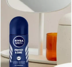 NIVEA MEN Protect&Care antyperspirant roll-on dla mężczyzn 50 ml