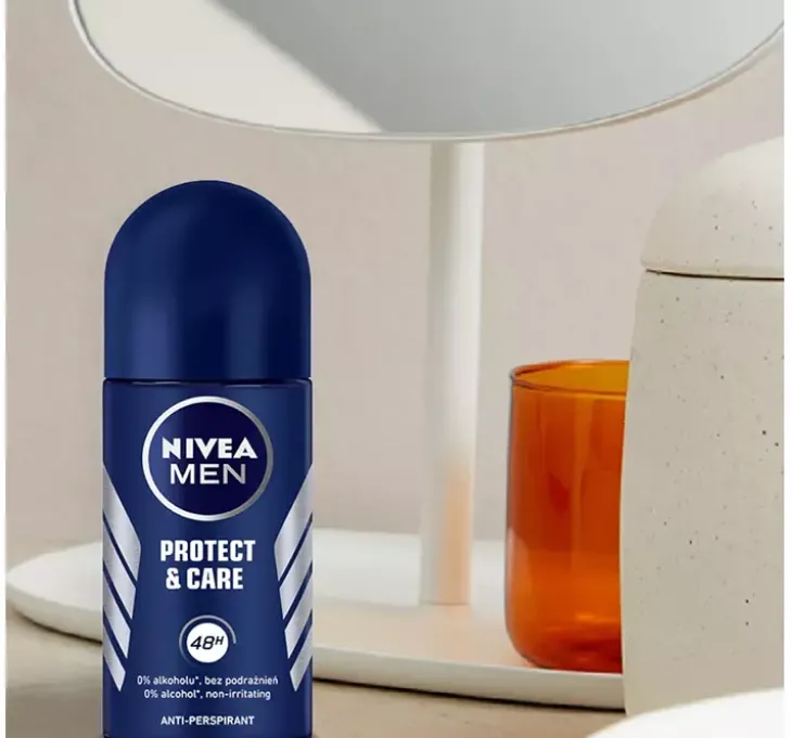 NIVEA MEN Protect&Care antyperspirant roll-on dla mężczyzn 50 ml