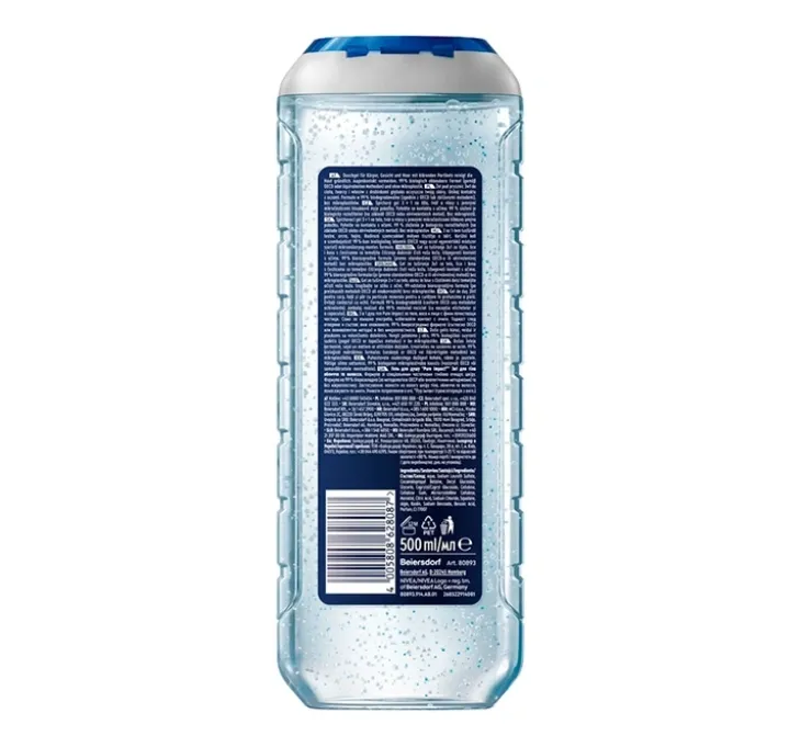 NIVEA MEN Pure Impact żel pod prysznic 3w1 dla mężczyzn 500 ml