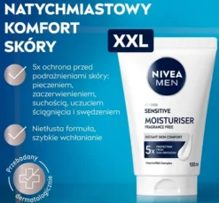 NIVEA MEN Sensitive łagodzący krem do twarzy dla mężczyzn 100 ml