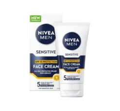 NIVEA MEN Sensitive ochronny krem do twarzy SPF15 75 ml