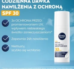 NIVEA MEN Sensitive ochronny krem do twarzy SPF30 50 ml