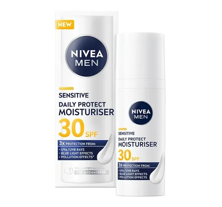 NIVEA MEN Sensitive ochronny krem do twarzy SPF30 50 ml