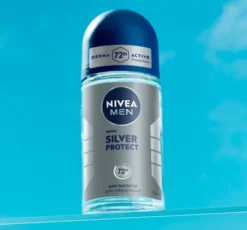 NIVEA MEN Silver Protect antyperspirant roll-on dla mężczyzn 50 ml