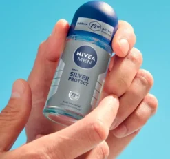 NIVEA MEN Silver Protect antyperspirant roll-on dla mężczyzn 50 ml