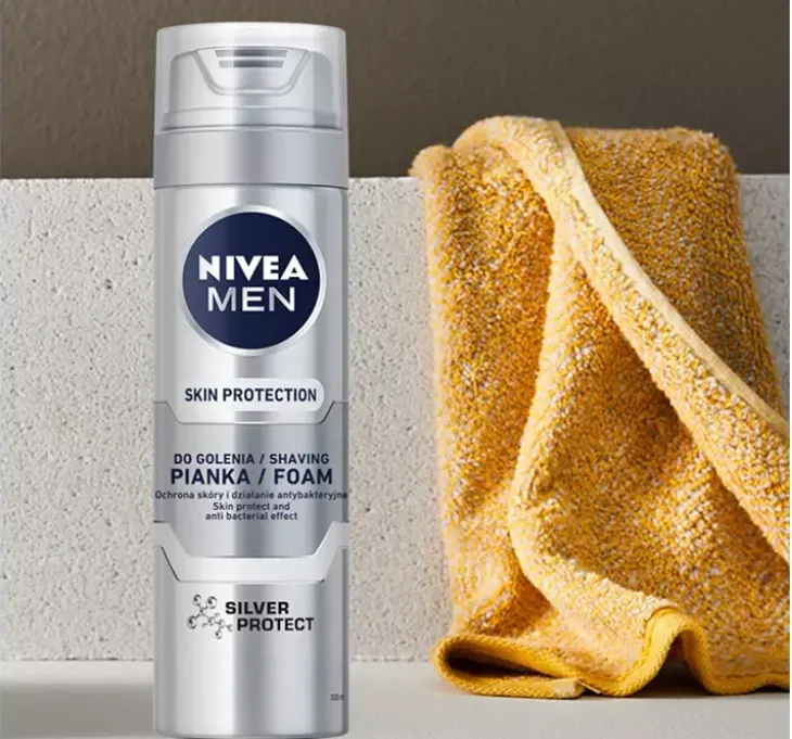 NIVEA MEN Skin Protection pianka do golenia dla mężczyzn 200 ml