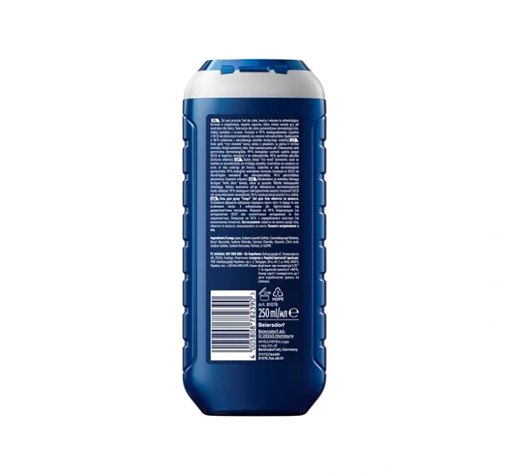 NIVEA MEN Sport żel pod prysznic 3w1 dla mężczyzn 250 ml