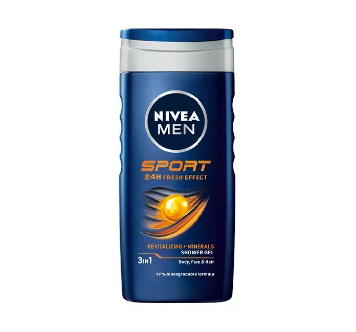 NIVEA MEN Sport żel pod prysznic 3w1 dla mężczyzn 250 ml