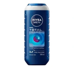 NIVEA MEN Total Relax żel pod prysznic 3w1 dla mężczyzn 500 ml