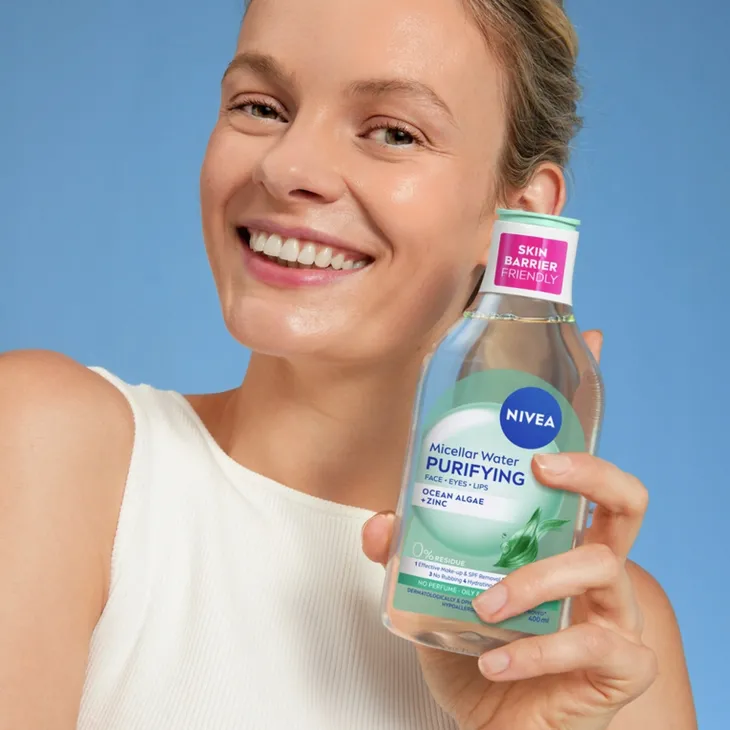 NIVEA oczyszczający płyn micelarny do twarzy cera tłusta i mieszana 400 ml