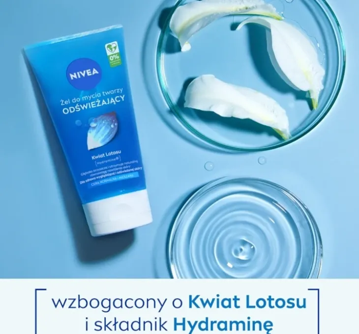 NIVEA odświeżający żel do mycia twarzy cera normalna i mieszana 150 ml