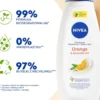 NIVEA Orange&Avocado Oil pielęgnujący żel pod prysznic 750 ml