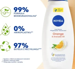 NIVEA Orange&Avocado Oil pielęgnujący żel pod prysznic 750 ml