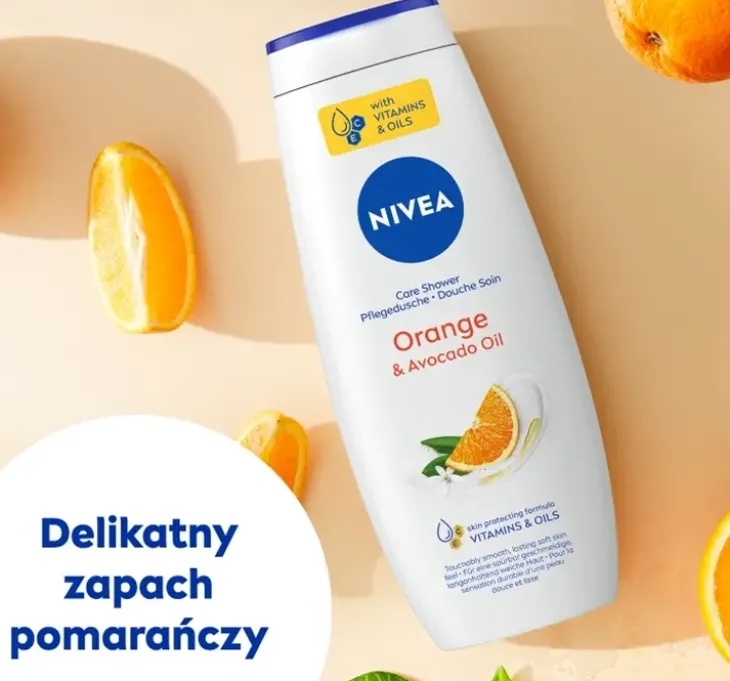 NIVEA Orange&Avocado Oil pielęgnujący żel pod prysznic 500 ml