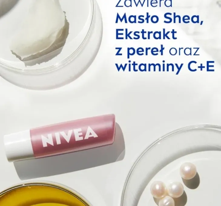 NIVEA Pearly Shine pomadka-balsam do ust 4,8 g