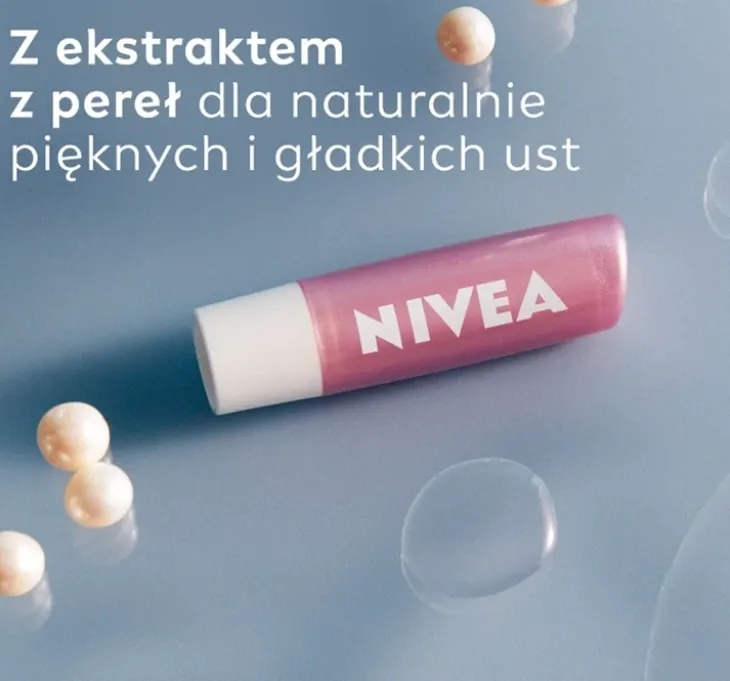 NIVEA Pearly Shine pomadka-balsam do ust 4,8 g