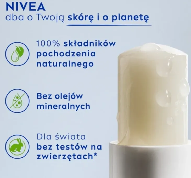 NIVEA pielęgnująca pomadka do ust Original Care 4,8 g