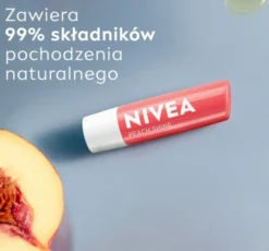 NIVEA pielęgnująca pomadka do ust Peach Shine 4,8 g