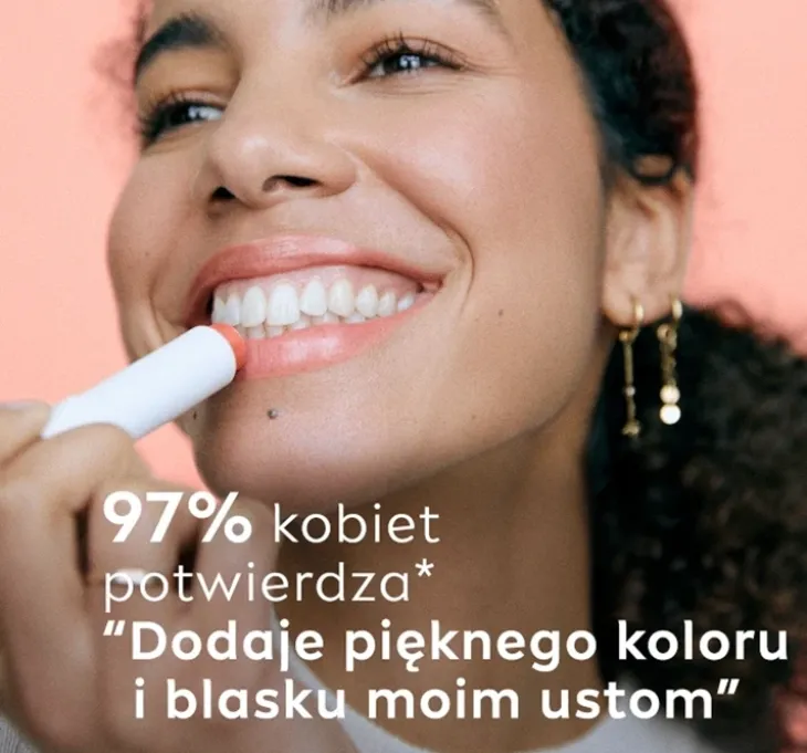 NIVEA pielęgnująca pomadka do ust Peach Shine 4,8 g