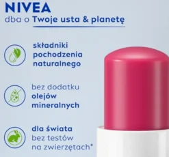 NIVEA pielęgnująca pomadka do ust Cherry Shine 4,8 g