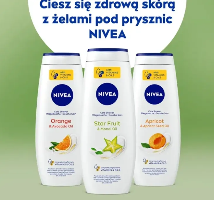 NIVEA pielęgnujący żel pod prysznic Star Fruit&Monoi Oil 500 ml