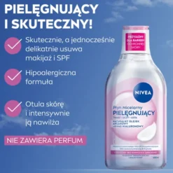 NIVEA pielęgnujący płyn micelarny do cery suchej 400 ml