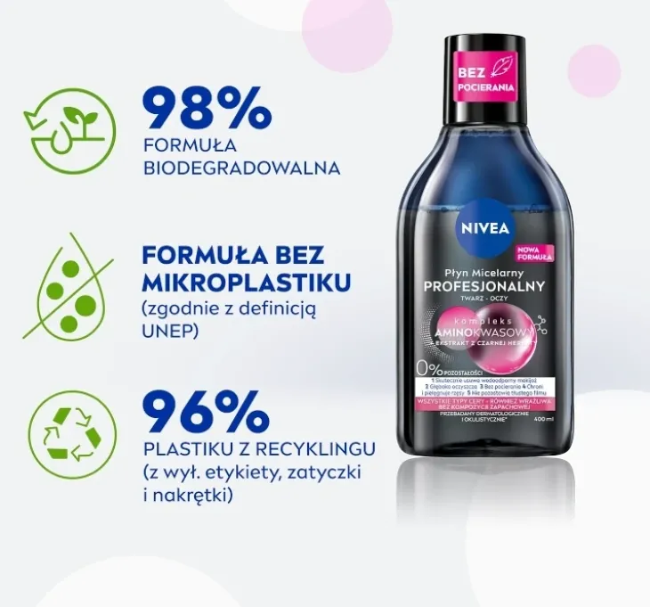 NIVEA profesjonalny płyn micelarny do każdego rodzaju skóry 400 ml